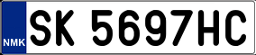 Truck License Plate